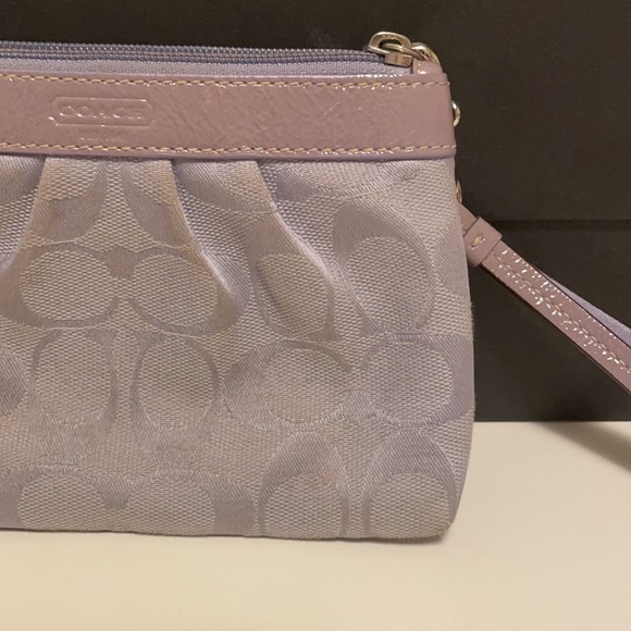 Purple Coach Wristlet - Picture 3 of 8